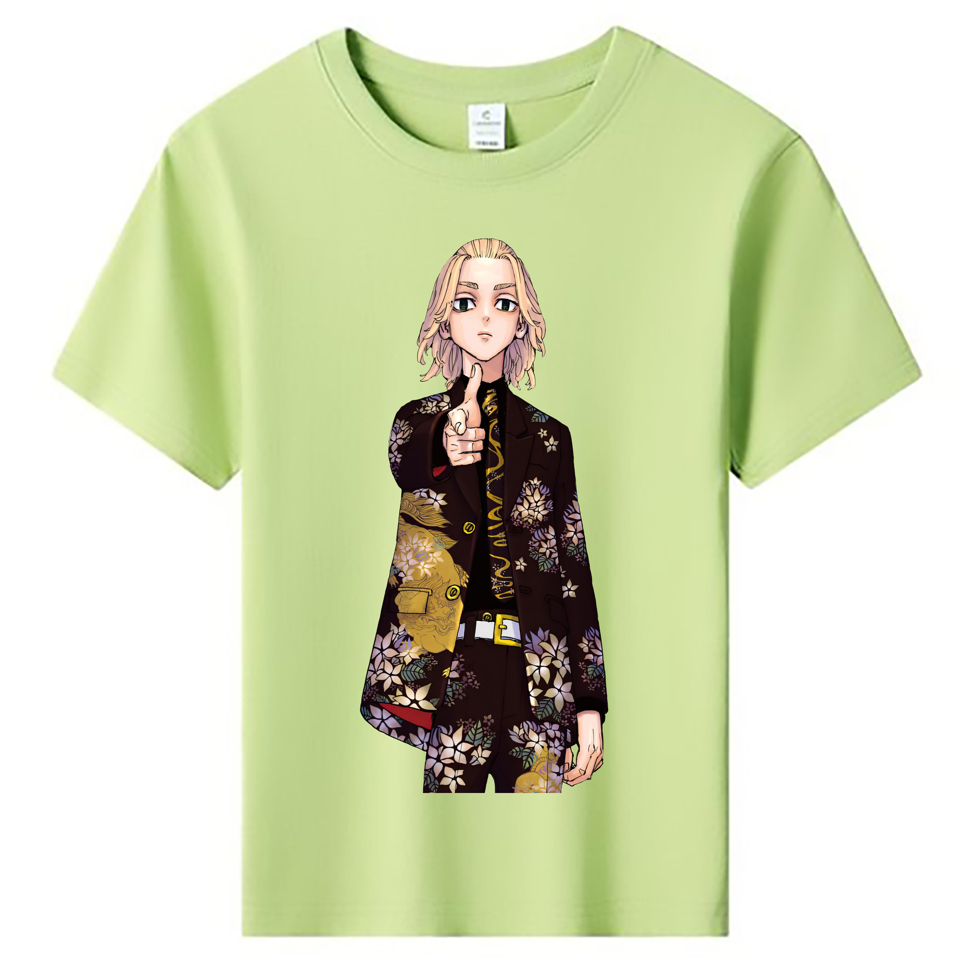 （画像用） 東京リベンジャーズ Tokyo Revengers 綿100％キッズTシャツ（フロントプリント）